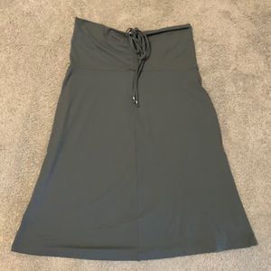 Like new Eddie Bauer soft A line gray skirt